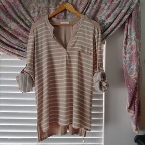Calvin Klein Striped Blouse
